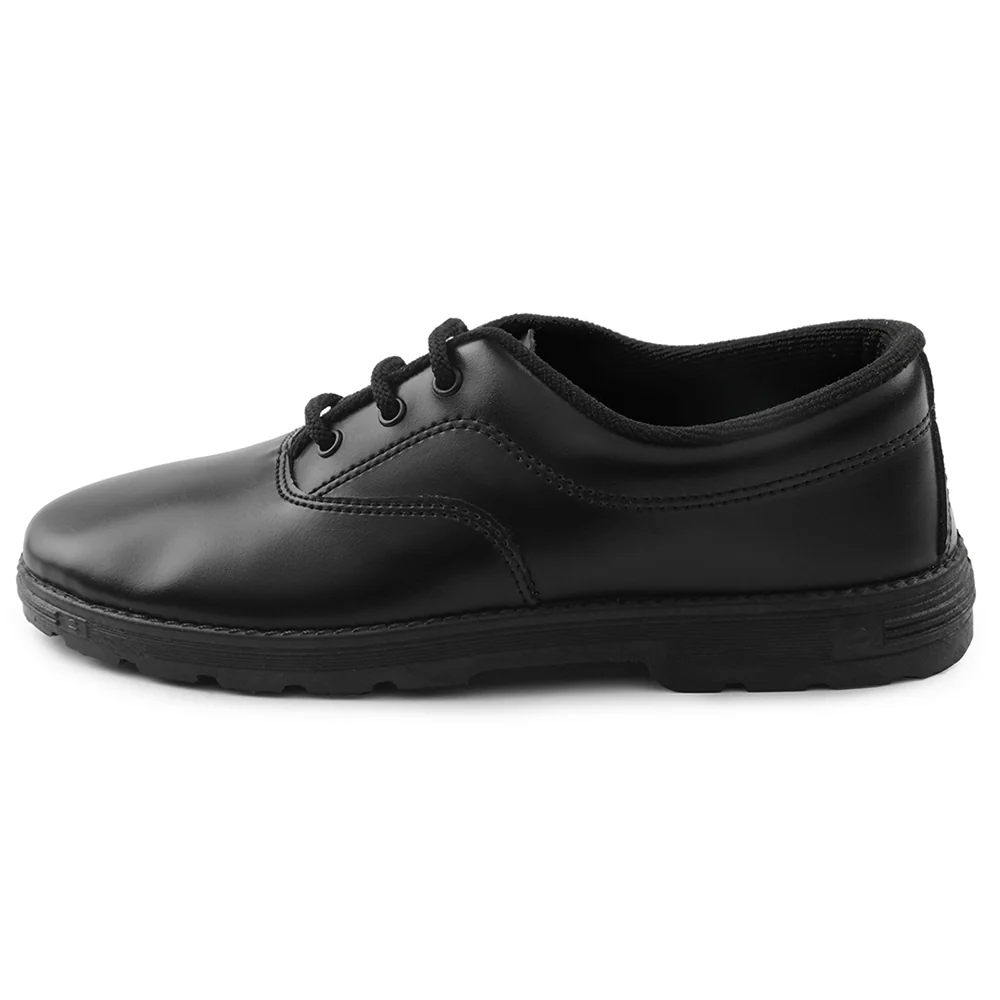 Prefect Black Lacing Uniform School Shoes For Kids S-BOYEXCEA By Liberty - Image 3