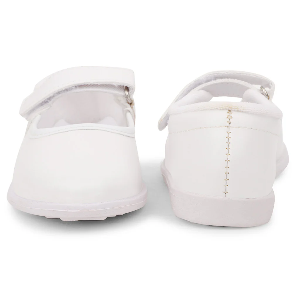 Prefect White Ballerina Dress School Shoes For Kids S/GIRL(V) By Liberty - Image 5