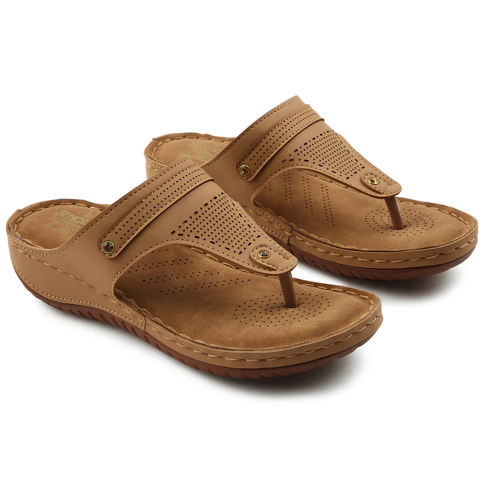 Senorita Beige Casual Slipper For Women S624-09 By Liberty - Image 5