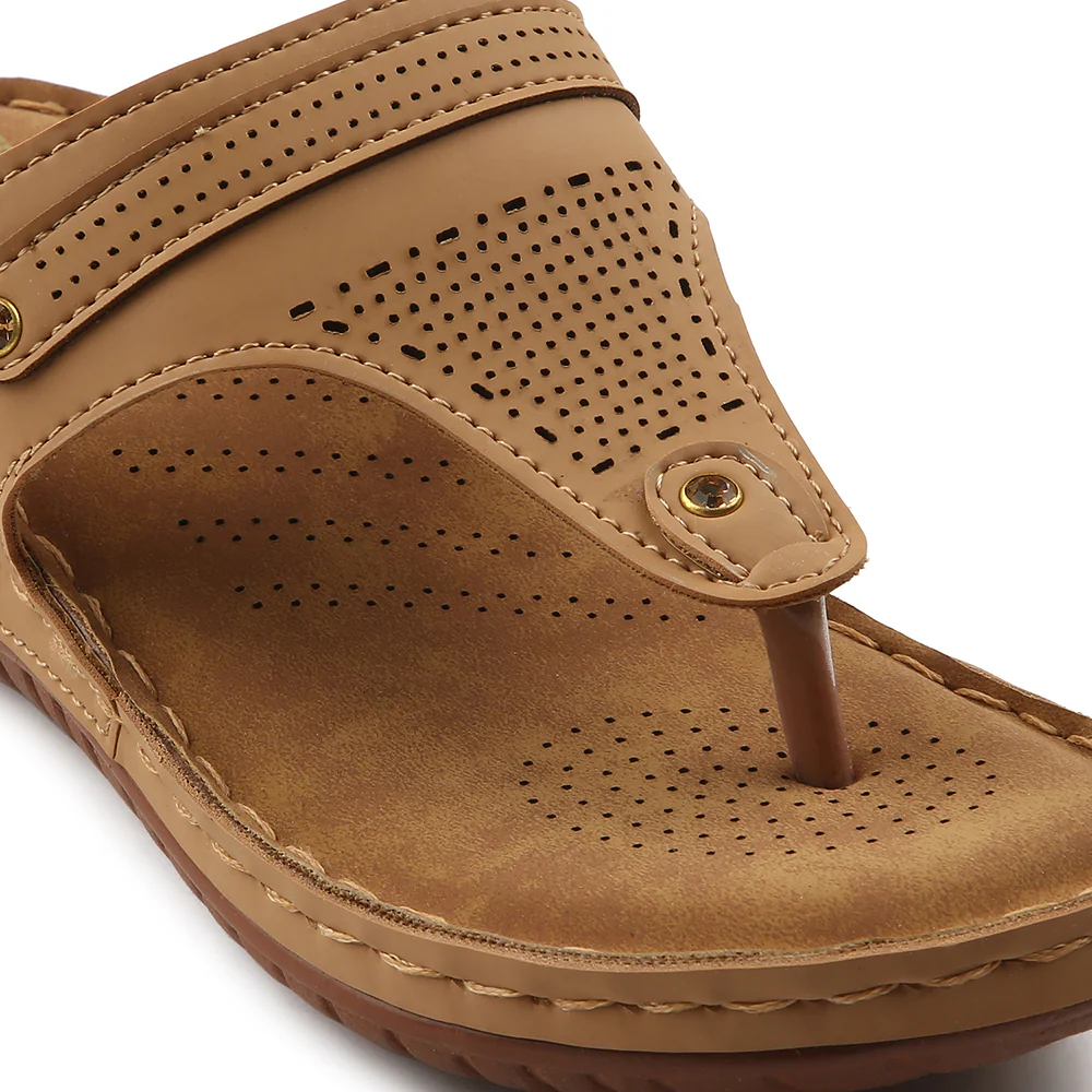 Senorita Beige Casual Slipper For Women S624-09 By Liberty - Image 6