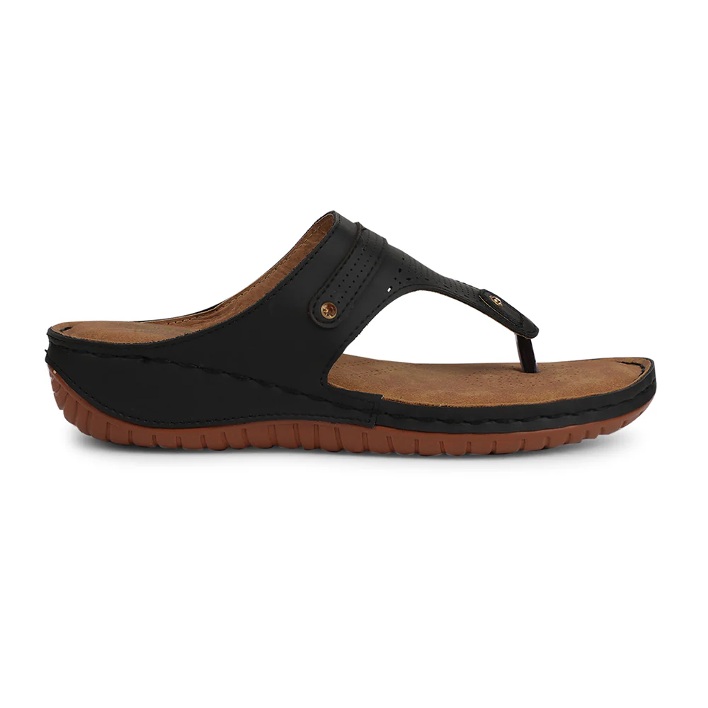 Senorita Black Casual Slipper For Women S624-09 By Liberty - Image 2
