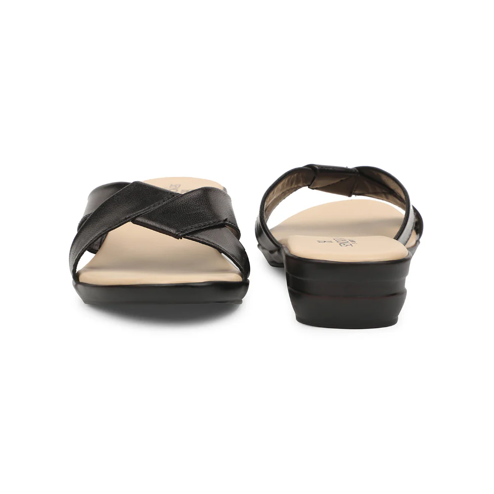Senorita Brown Casual Slipper For Women AGL-113P By Liberty - Image 6