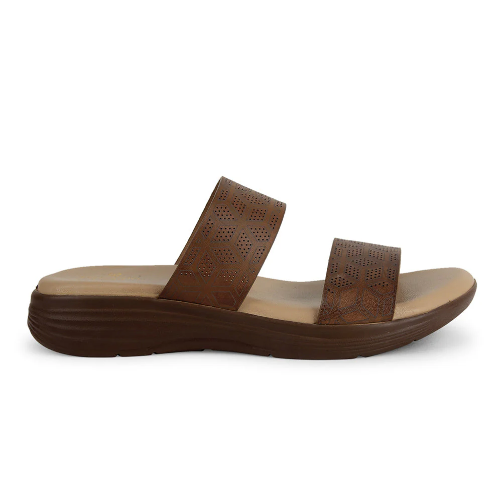 Senorita by Liberty Ladies SMT-5 Tan Casual Slippers - Image 2