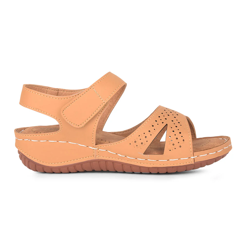 Senorita By Liberty MK-233 Casual Sandal For Women - Beige - Image 2