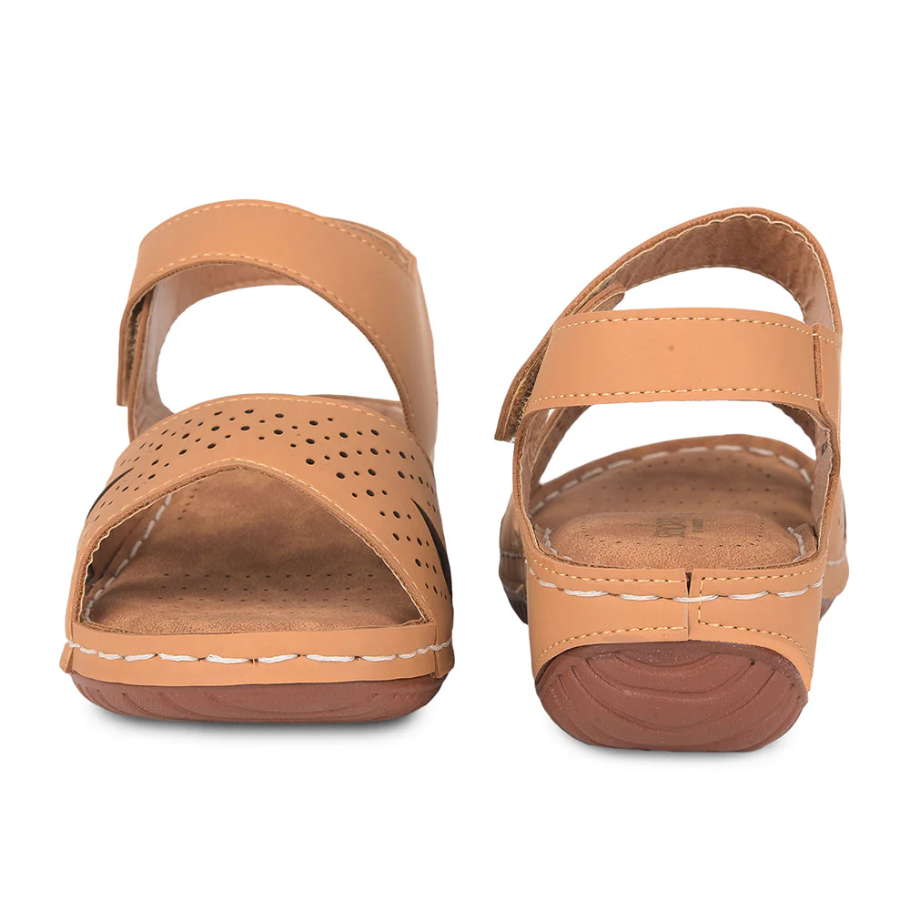 Senorita By Liberty MK-233 Casual Sandal For Women - Beige - Image 5