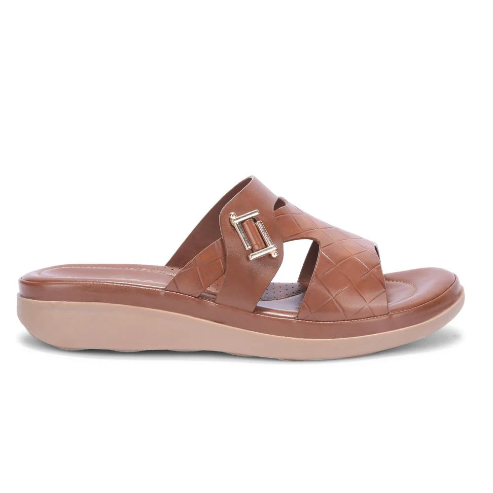 Senorita By Liberty Women JD-12 Brown Casual Slippers - Image 2