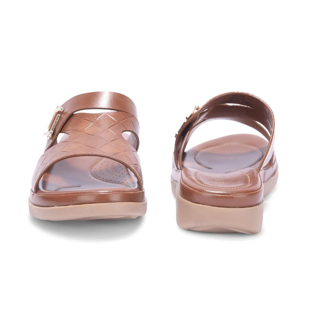 Senorita By Liberty Women JD-12 Brown Casual Slippers - Image 4