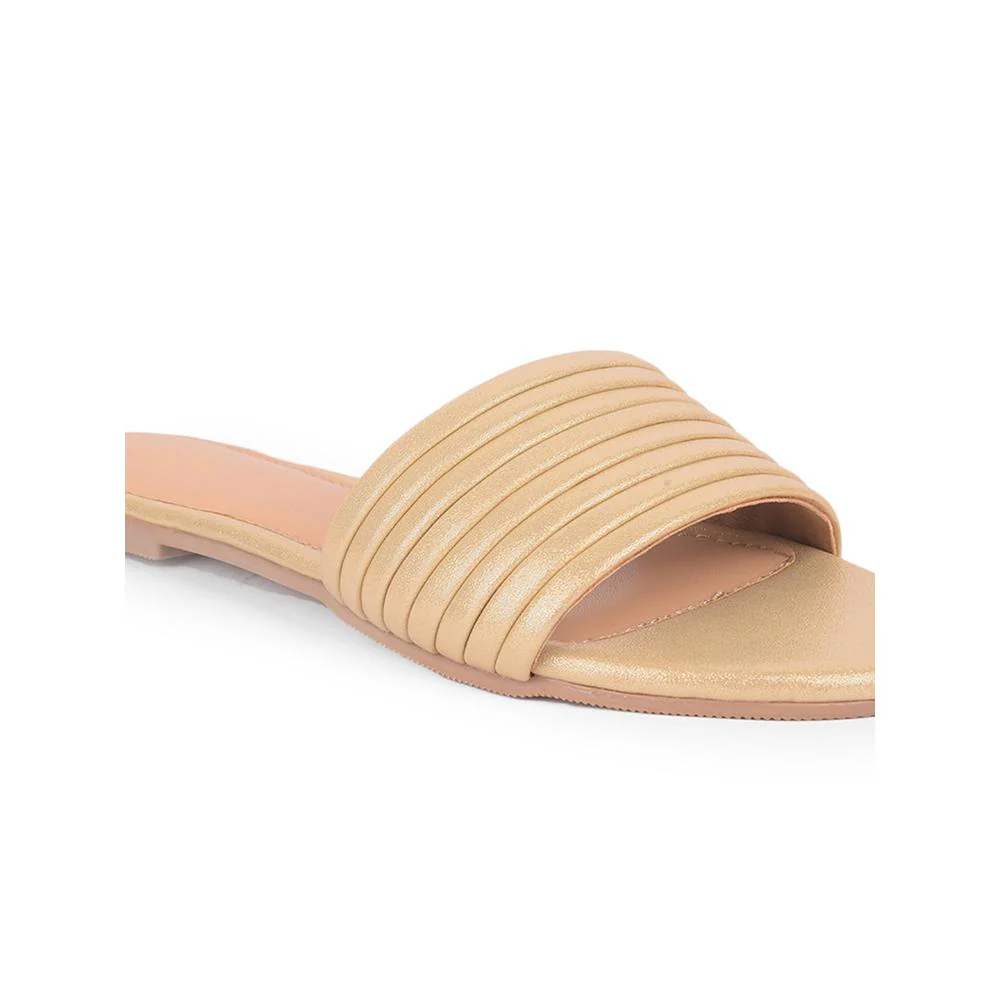 Senorita Casual Golden Slides Women STY-51E By Liberty - Image 6