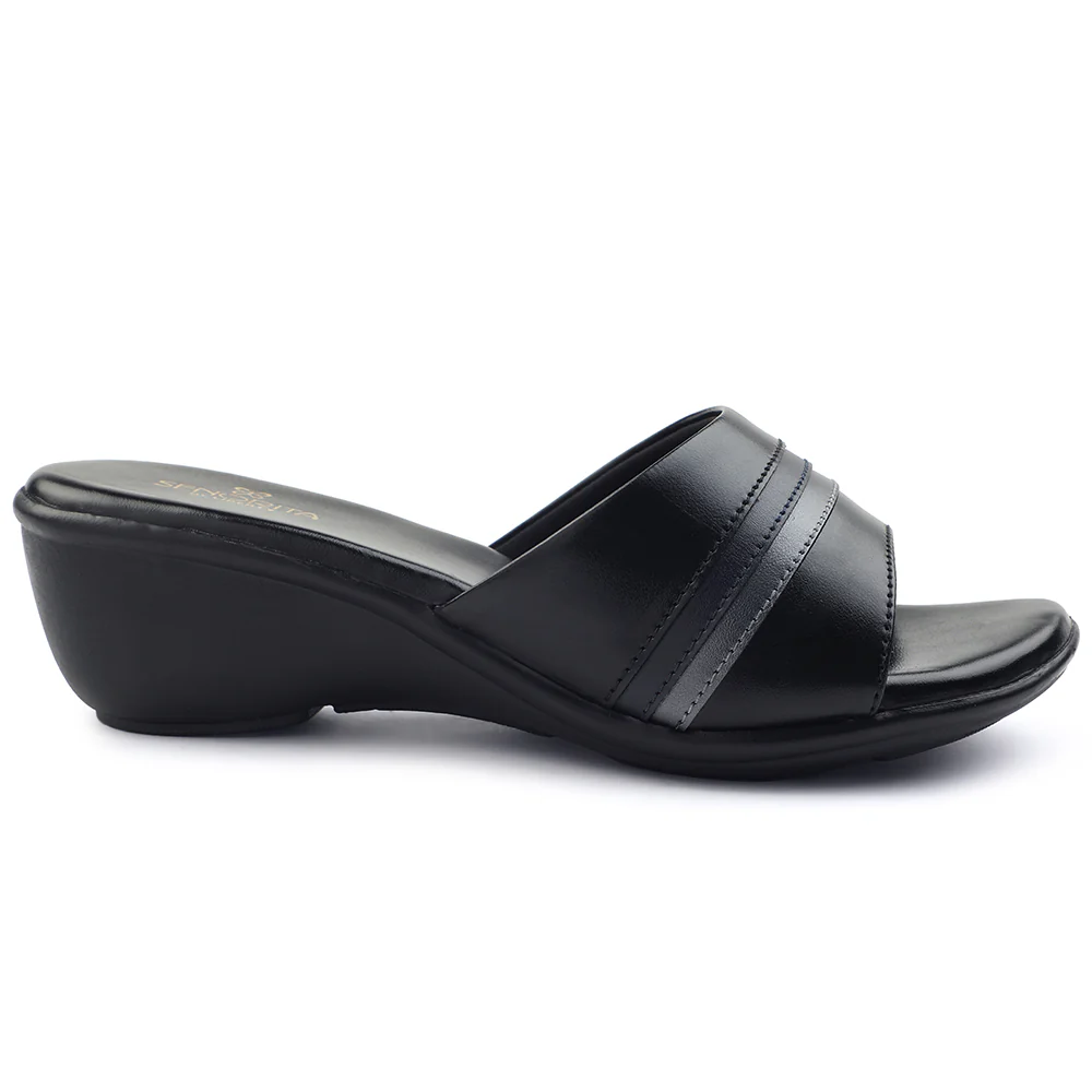 Senorita Casual Black Sandal For Women JFL-62E By Liberty - Image 2