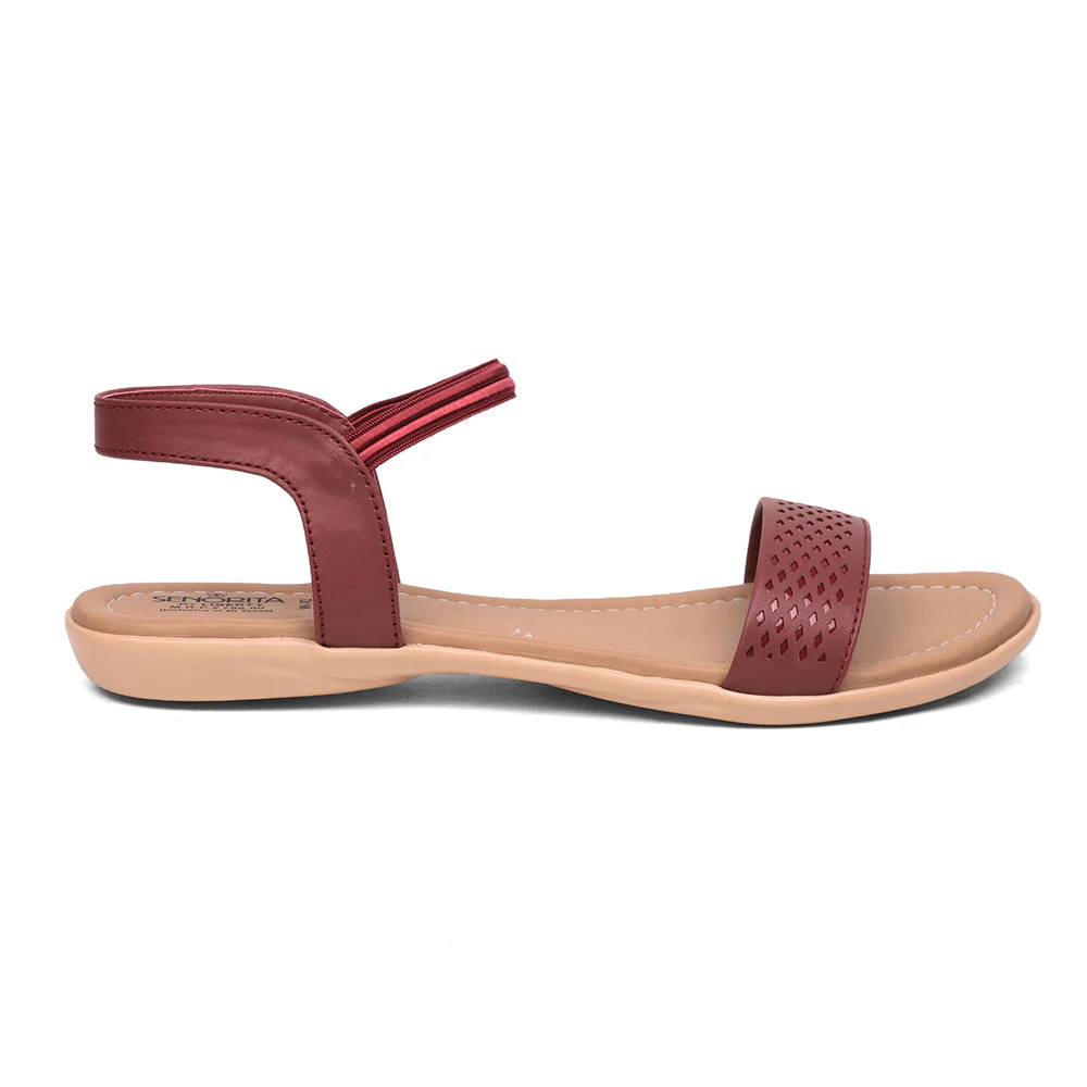 Senorita Casual (Cherry) Sandals For Women MK-82 By Liberty - Image 2