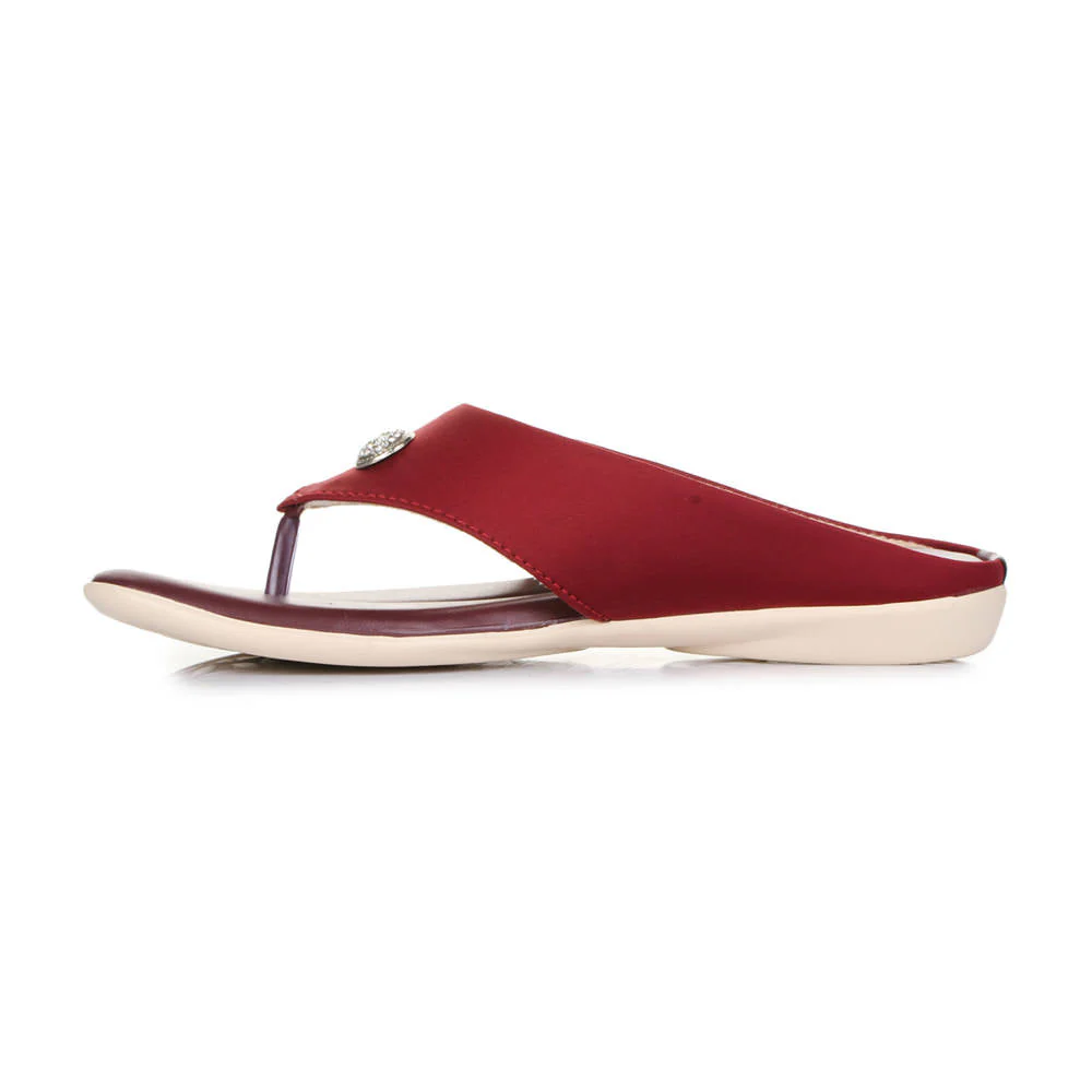 Senorita Casual (Cherry) Slippers For Women MK-08 By Liberty - Image 3