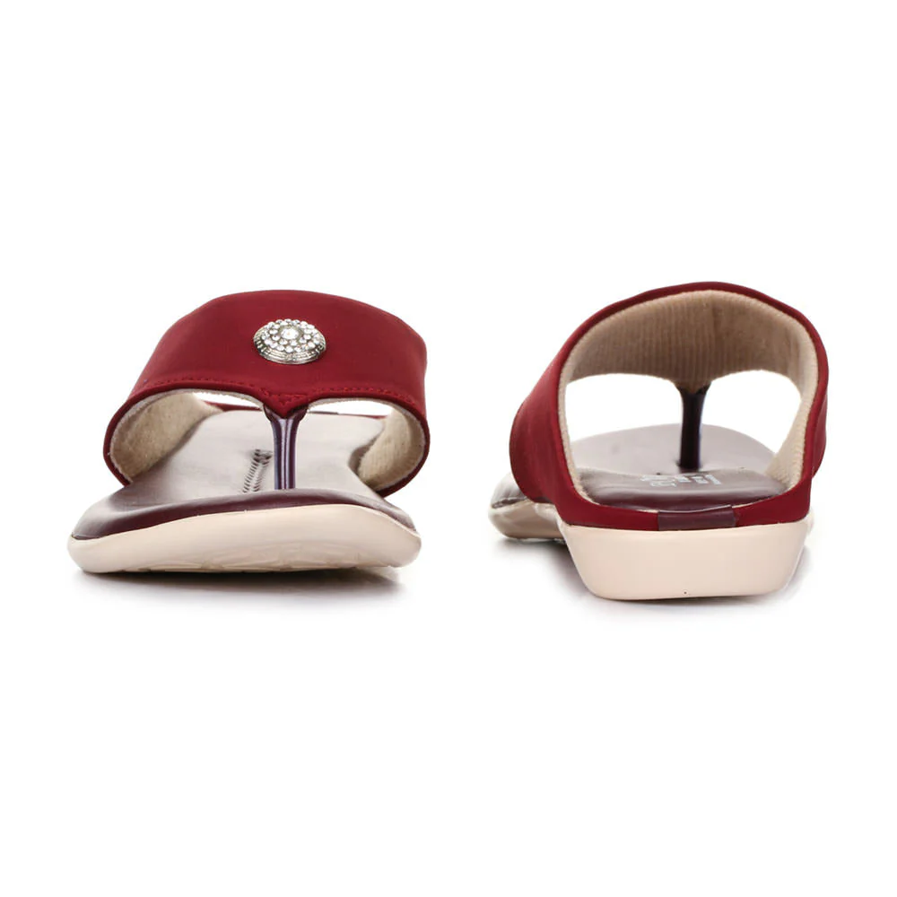 Senorita Casual (Cherry) Slippers For Women MK-08 By Liberty - Image 5