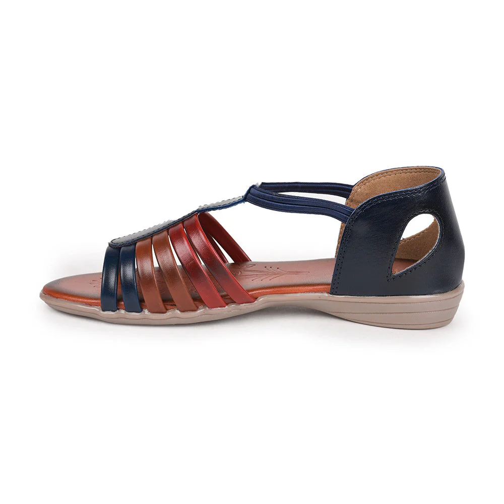 Senorita Casual (Navy Blue) Sandals For Women By Liberty - Image 3