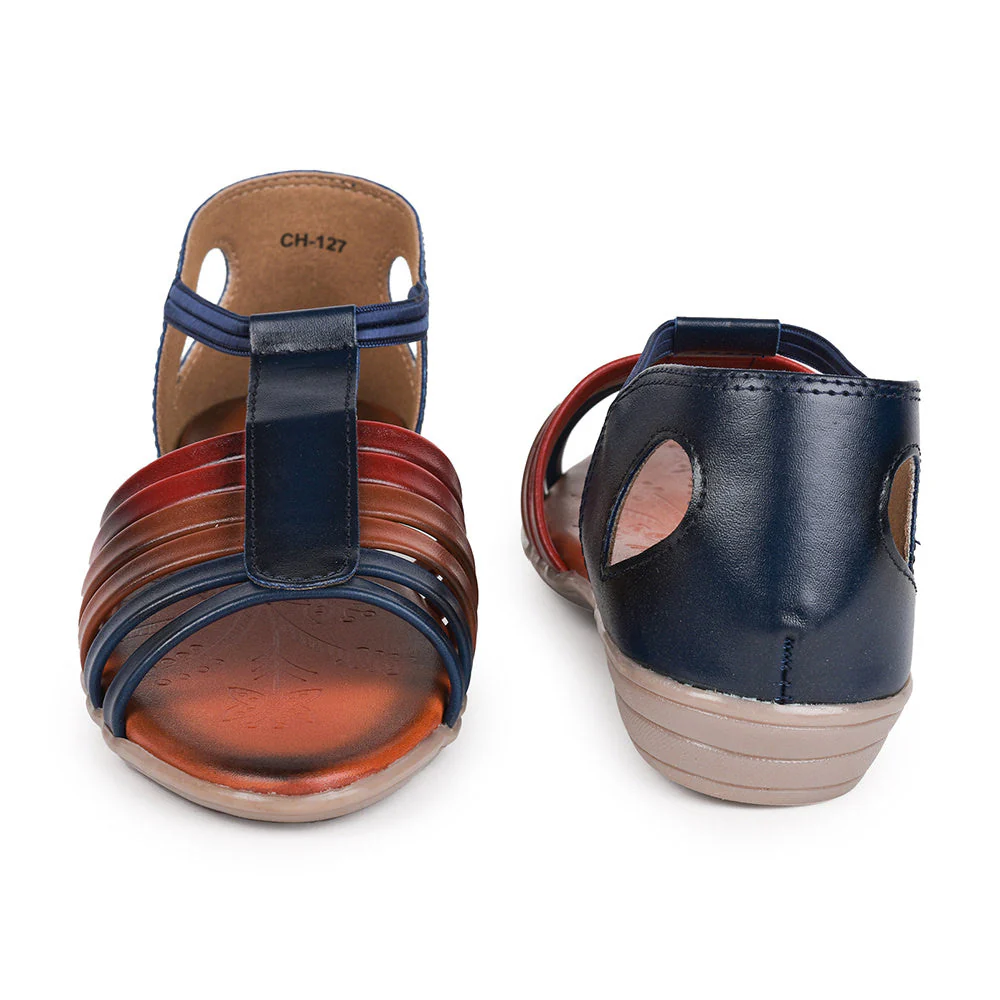 Senorita Casual (Navy Blue) Sandals For Women By Liberty - Image 5