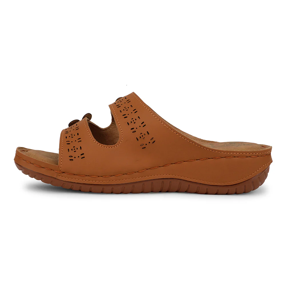 Senorita Casual Tan Slipper For Women S624-07 By Liberty - Image 3