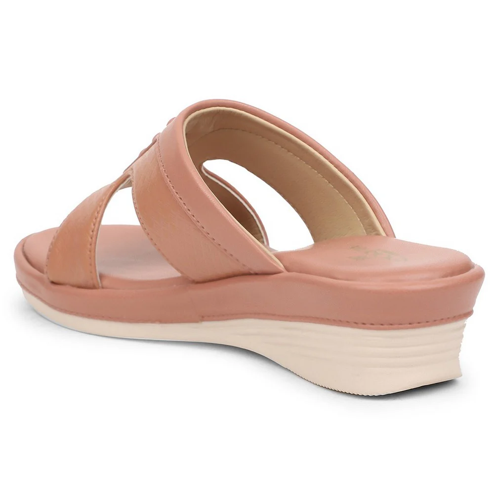 Senorita Peach Casual Slipper For Women SGL-2 By Liberty - Image 5