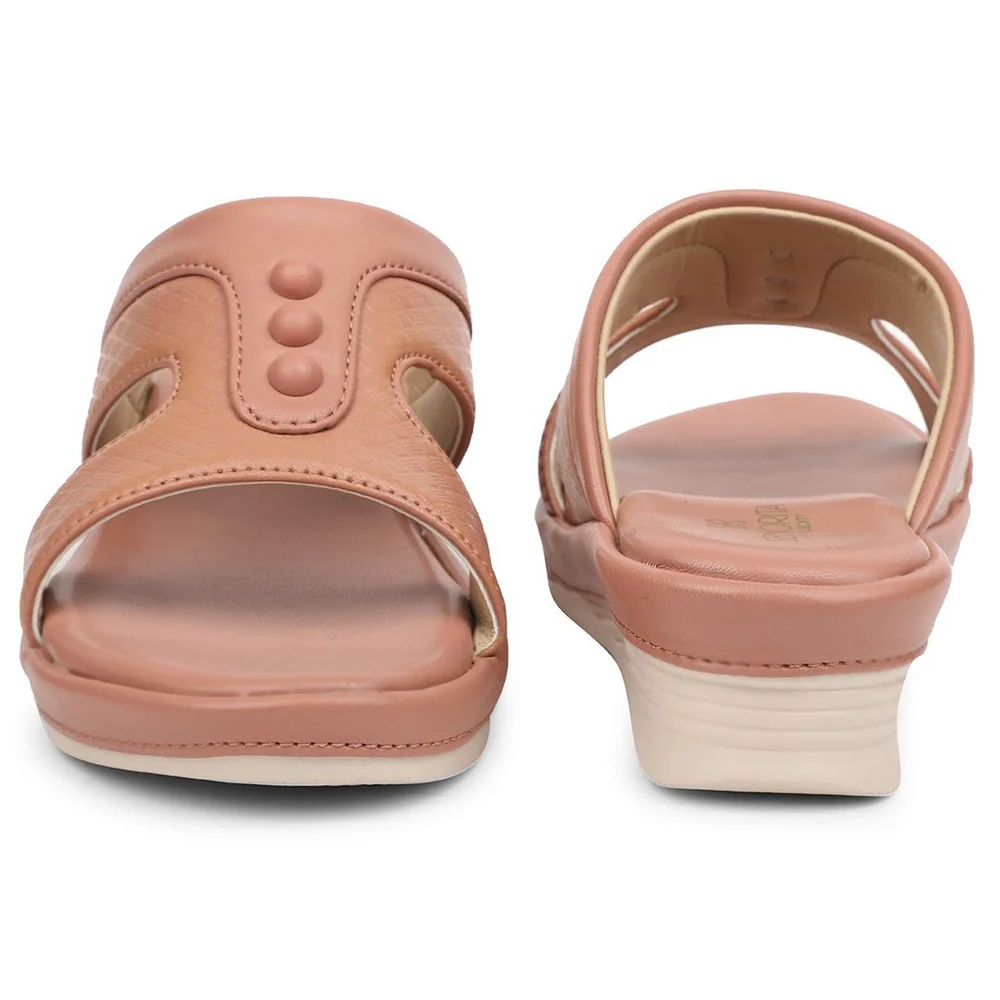 Senorita Peach Casual Slipper For Women SGL-2 By Liberty - Image 6