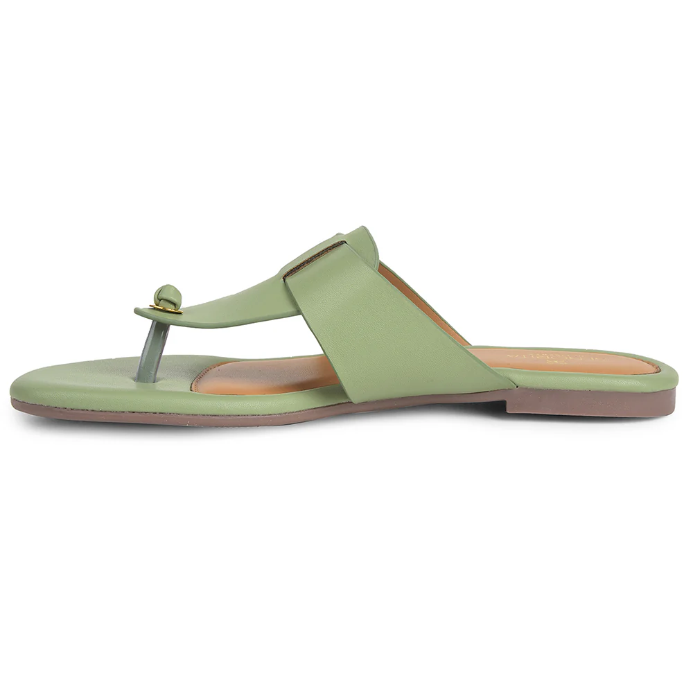 Senorita Sea Green Casual Slipper For Women DFL-103 By Liberty - Image 3