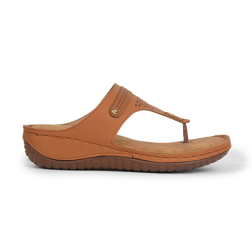 Senorita Tan Casual Slipper For Women S624-09 By Liberty - Image 2