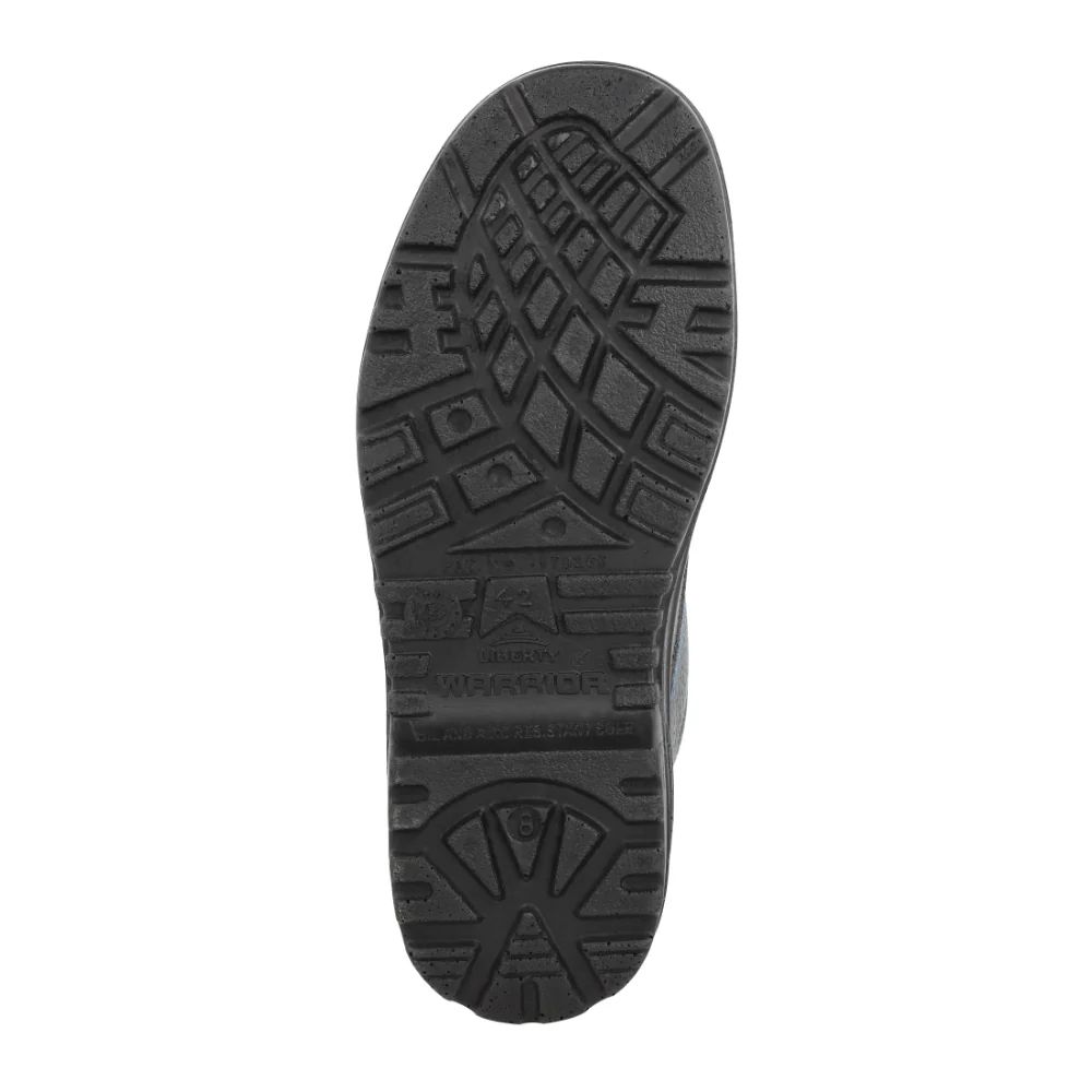 Warrior Black Industrial Safety Shoes for Men 98-01 By Liberty - Image 5