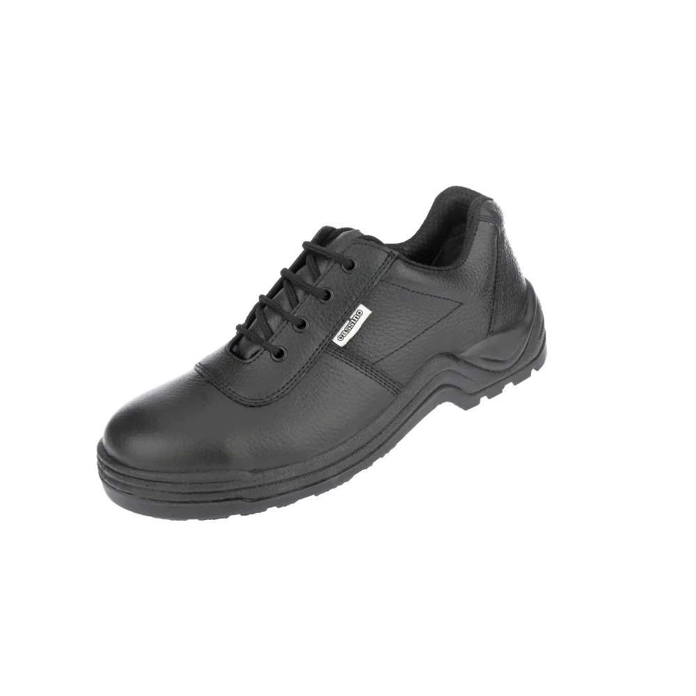 Warrior Black Steel Toe Industrial Safety Shoes for Men Cassino By Liberty - Image 3