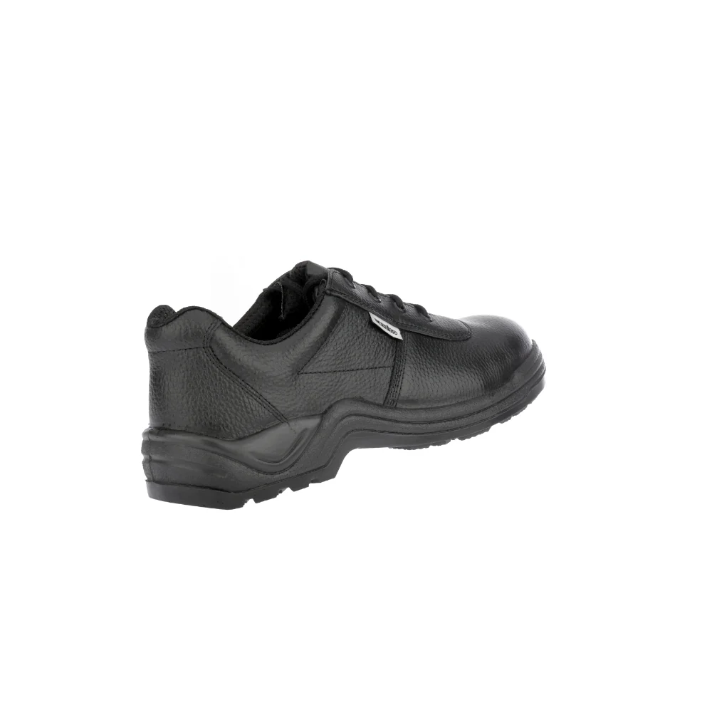 Warrior Black Steel Toe Industrial Safety Shoes for Men Cassino By Liberty - Image 4