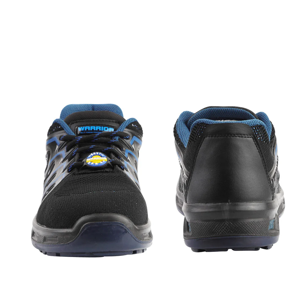 Warrior Blue Fiber Glass Toe Industrial Safety Shoes for Men 3004-28 By Liberty - Image 5