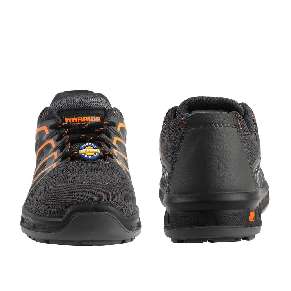 Warrior Orange Fiber Glass Toe Industrial Safety Shoes for Men 3004-28 By Liberty - Image 5