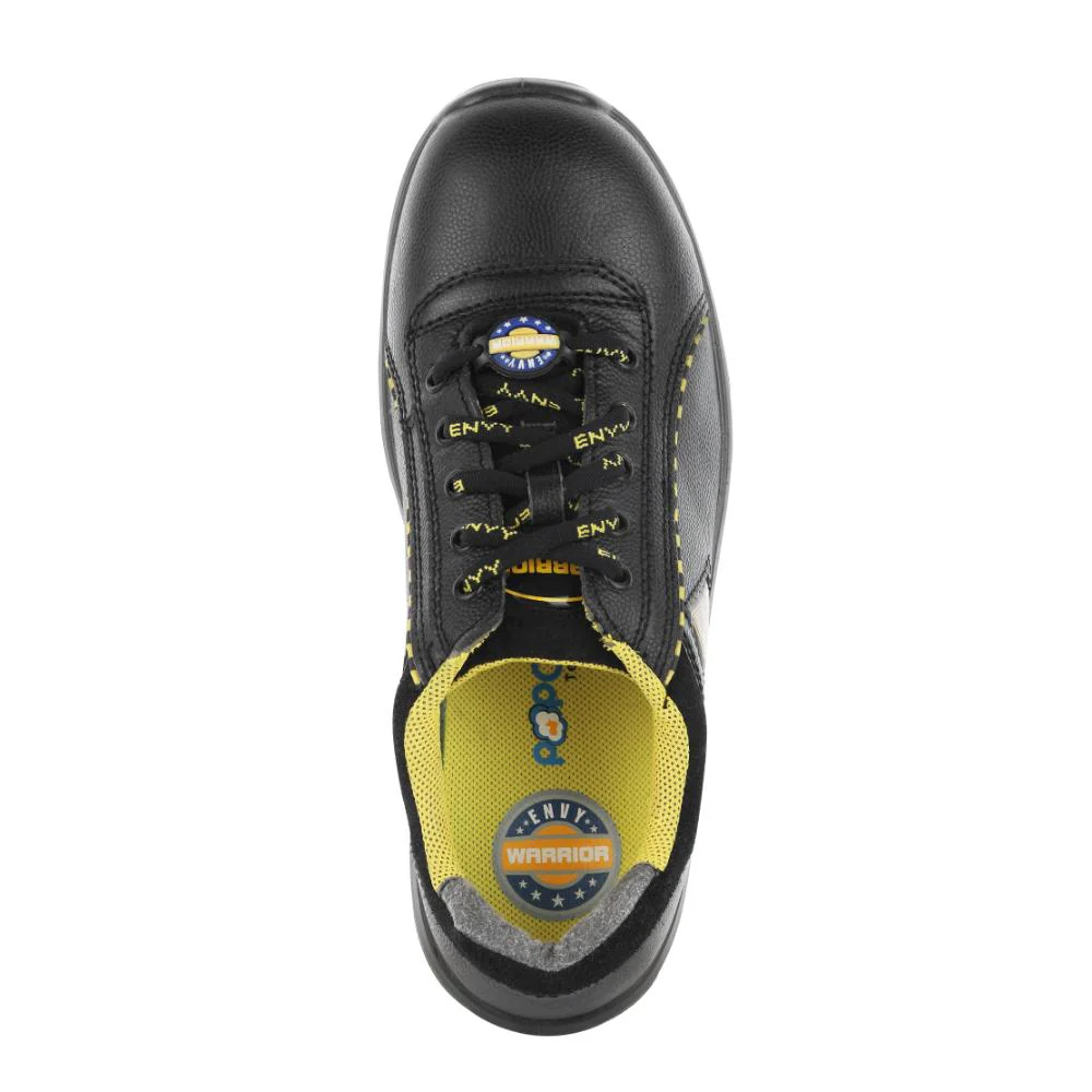 Warrior Steel Toe Black & Yellow Safety Shoes for Men Envy Earth Popcorn By Liberty - Image 6