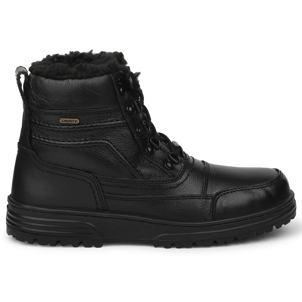Windsor 7190-163 Black Casual Lacing Boot for Men by Liberty - Image 2