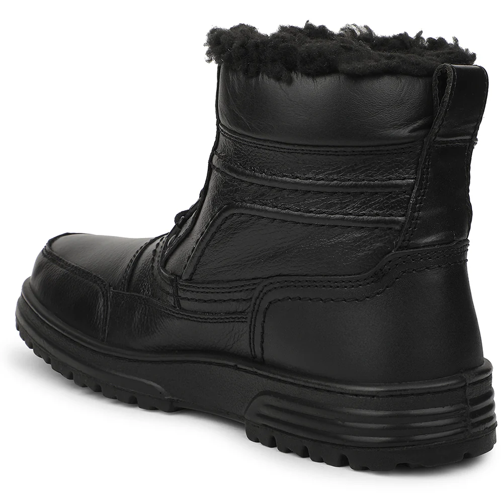 Windsor 7190-163 Black Casual Lacing Boot for Men by Liberty - Image 3