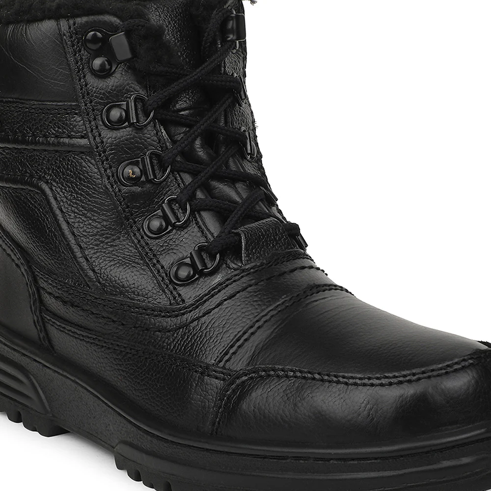 Windsor 7190-163 Black Casual Lacing Boot for Men by Liberty - Image 5