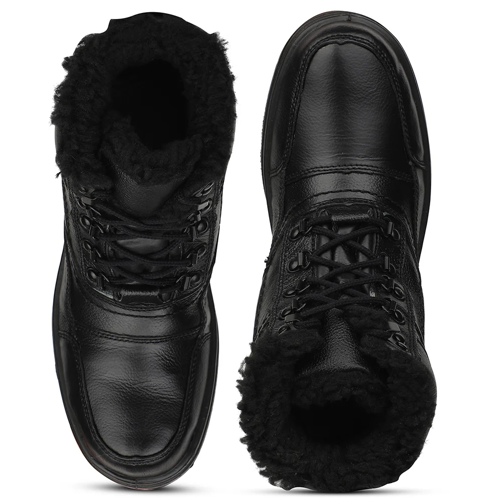 Windsor 7190-163 Black Casual Lacing Boot for Men by Liberty - Image 7