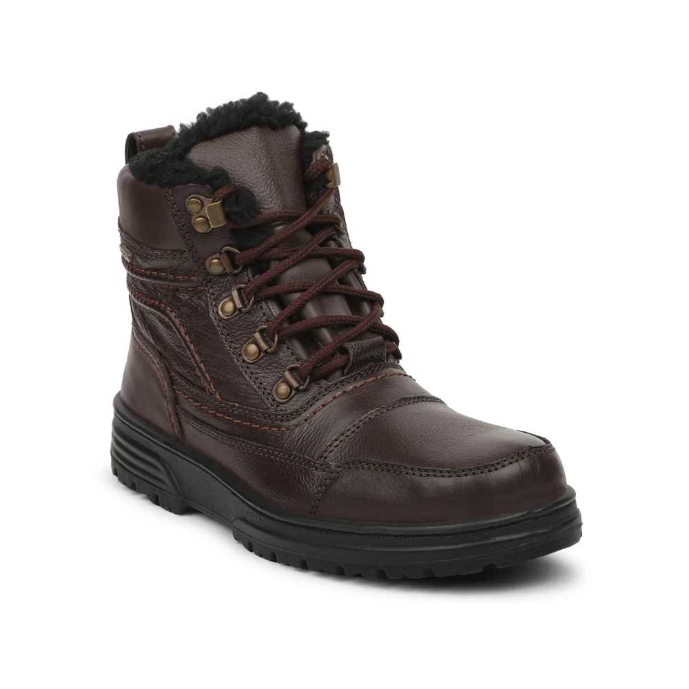Windsor 7190-163 Brown Casual Lacing Boot for Men by Liberty