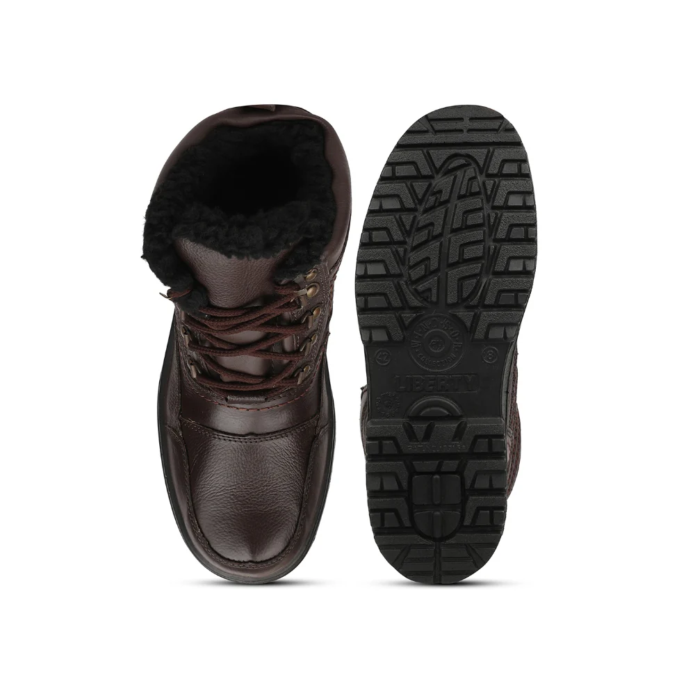 Windsor 7190-163 Brown Casual Lacing Boot for Men by Liberty - Image 4