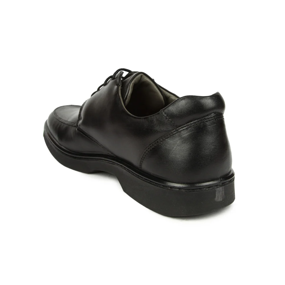 Windsor Black Lacing Formal Shoes For Men 2046-01 By Liberty - Image 4