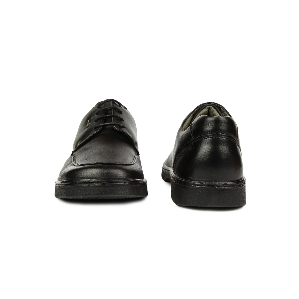 Windsor Black Lacing Formal Shoes For Men 2046-01 By Liberty - Image 6