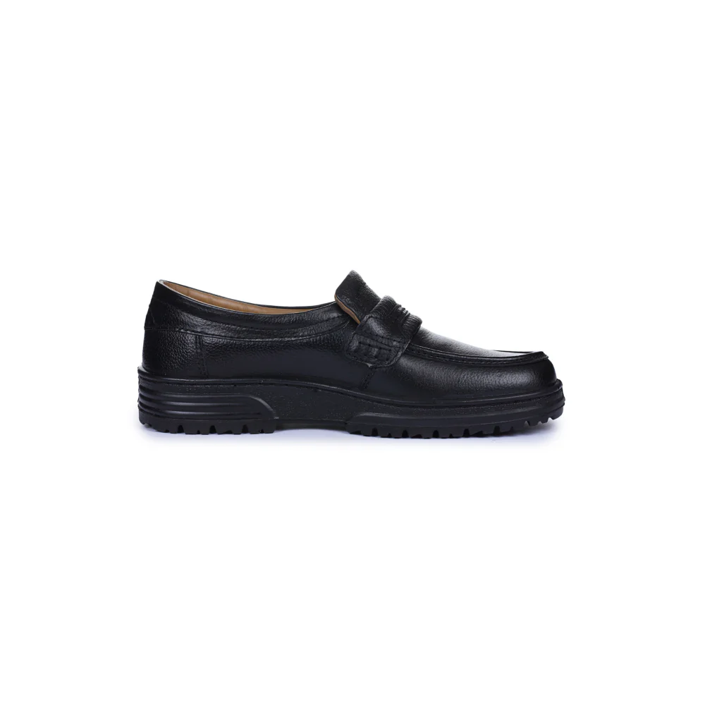 Windsor Black Formal Non Lacing Shoes For Men 7190-54 By Liberty - Image 2